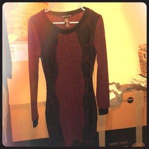 A winter cocktail dress